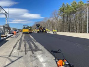 Paving crew